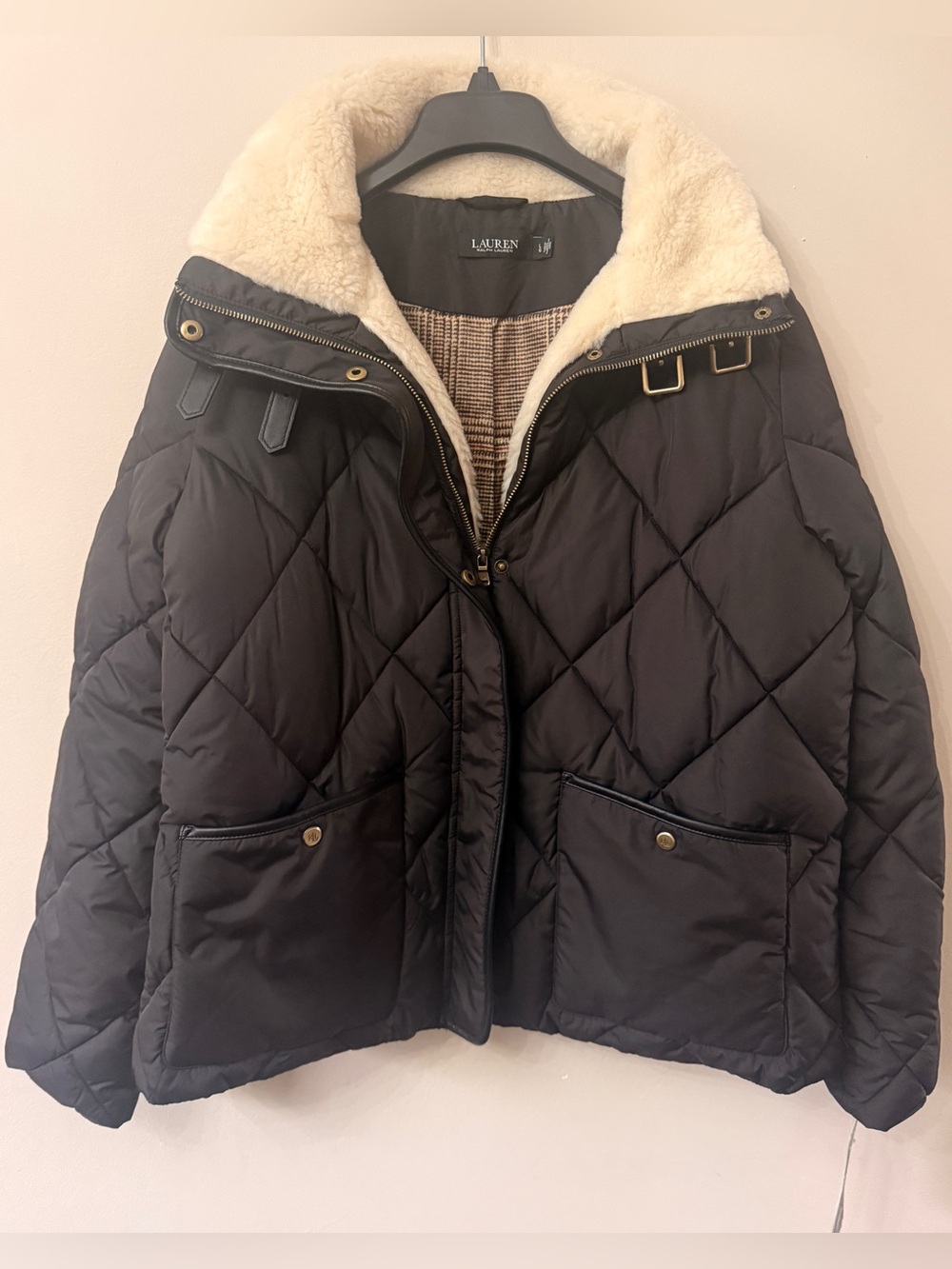 Polo Ralph Lauren Black Quilted Puffer Jacket (brand new)
